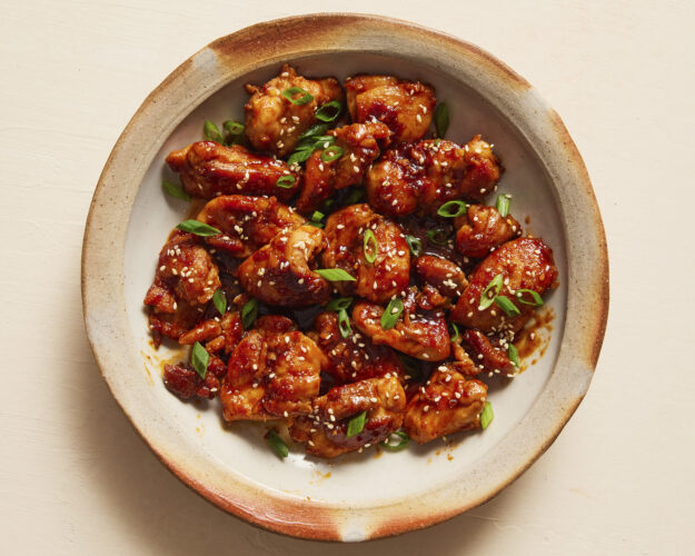 Spicy-sweet gochujang elevates this simple chicken stir-fry